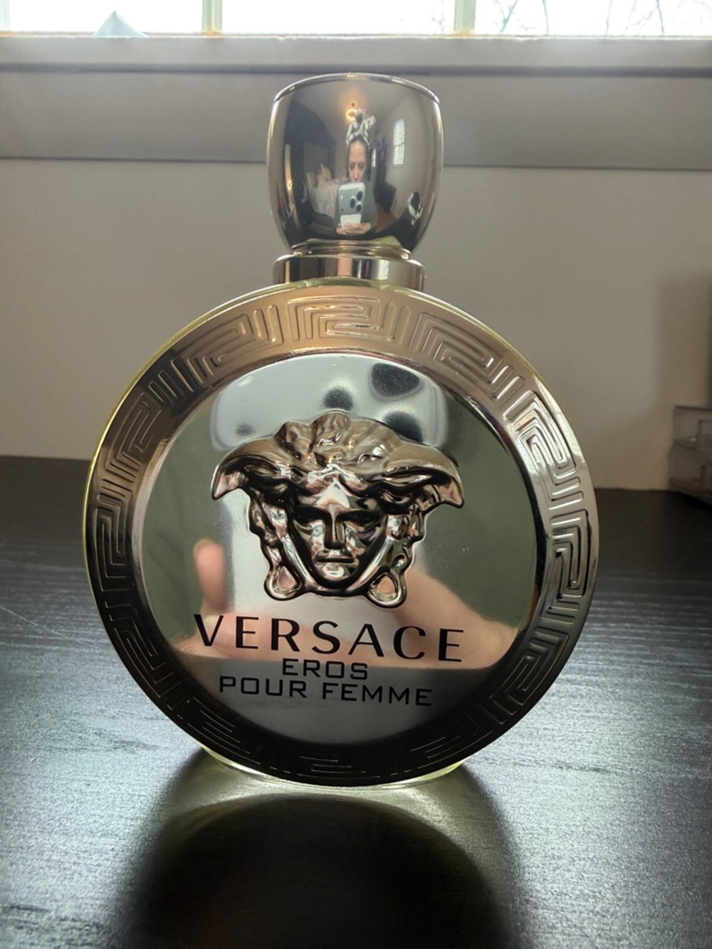Versace Metallic Gold Medusa Eros Pour Femme Bottle